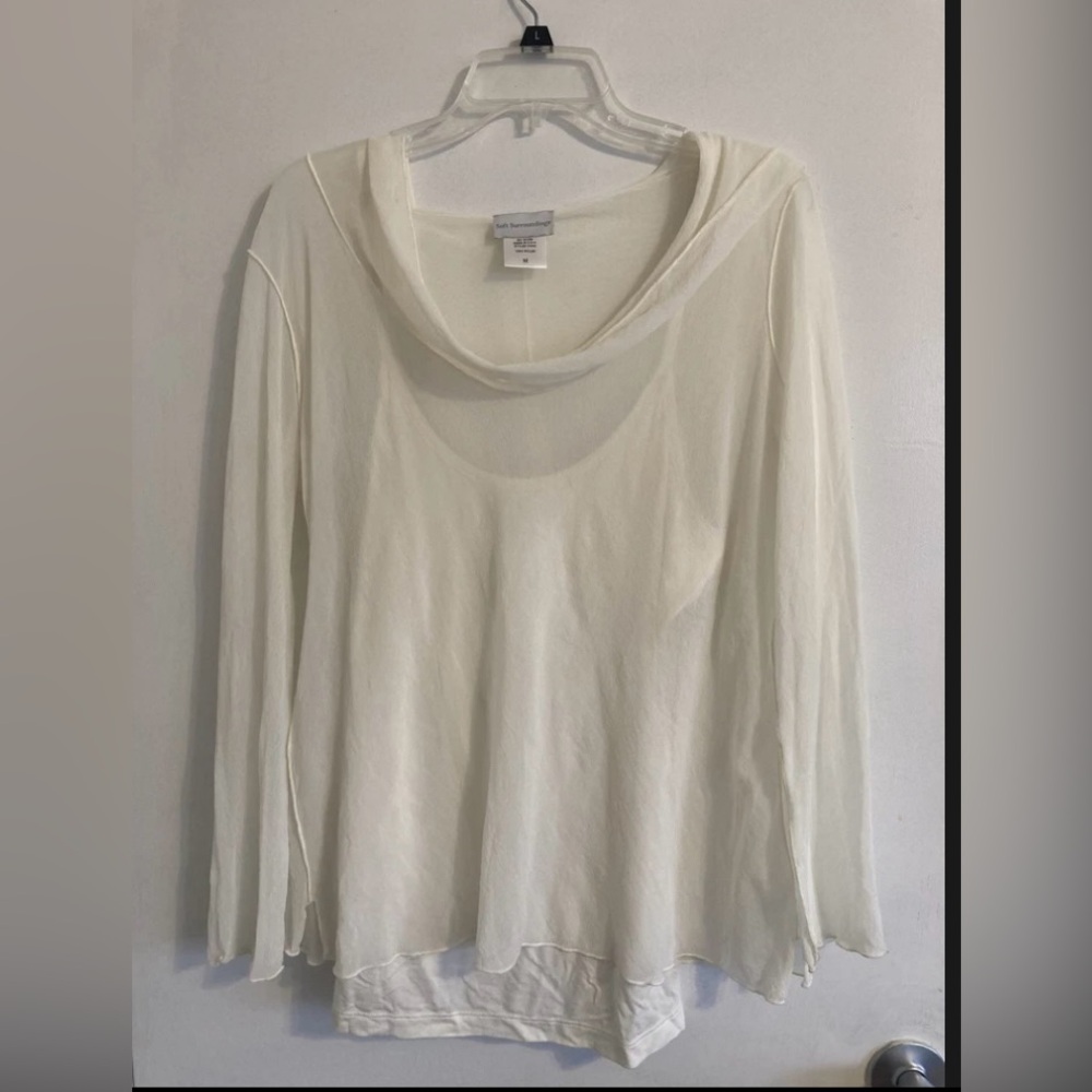 Soft Surroundings Sheer Hoodie w/matching tank